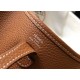 Fake Hermes Evelyne III TPM Mini Bag In Gold Clemence Leather Replica