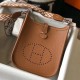 Fake Hermes Evelyne III TPM Mini Bag In Gold Clemence Leather Replica
