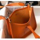 Replica Hermes Evelyne III TPM Mini Bag In Orange Clemence Leather