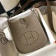 Replica Hermes Evelyne III TPM Mini Bag In Taupe Clemence Leather