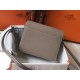 Replica Hermes Sac Roulis Mini Bag In Grey Evercolor Calfskin