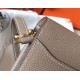 Replica Hermes Sac Roulis Mini Bag In Grey Evercolor Calfskin