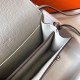 Fake Hermes Sac Roulis Mini Bag In Pearl Grey Evercolor Calfskin Replica