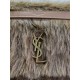 Replica YSL Saint Laurent Niki Large Shoulder Bag in Brown Shearling