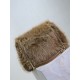 Replica YSL Saint Laurent Niki Large Shoulder Bag in Brown Shearling