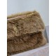 Replica YSL Saint Laurent Niki Oversized Shoulder Bag in Brown Shearling Fake YSL Saint Laurent Niki Oversized Shoulder Bag in Brown Shearling Replica