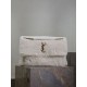 Replica YSL Saint Laurent Niki Oversized Shoulder Bag in White Shearling
