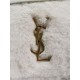 Replica YSL Saint Laurent Niki Oversized Shoulder Bag in White Shearling