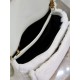 Replica YSL Saint Laurent Niki Oversized Shoulder Bag in White Shearling