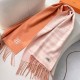 Special Grade Replica Hermès Classical Unisex Cashmere Scarf 70x200 Orange Clone Sale