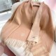 Special Grade Replica Hermès Classical Unisex Cashmere Scarf 70x200 Apricot Clone Sale