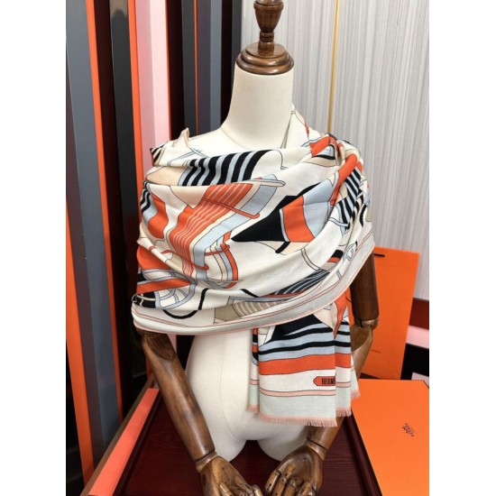 Special Grade Replica Hermes Double-sided same color cashmere scarf 65x185 Pink Clone Sale