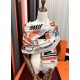 Special Grade Replica Hermes Double-sided same color cashmere scarf 65x185 Pink Clone Sale