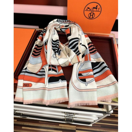 Special Grade Replica Hermes Double-sided same color cashmere scarf 65x185 Pink Clone Sale