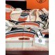 Special Grade Replica Hermes Double-sided same color cashmere scarf 65x185 Pink Clone Sale