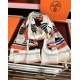 Special Grade Replica Hermes Double-sided same color cashmere scarf 65x185 Pink Clone Sale
