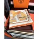 Special Grade Replica Hermes Double-sided same color cashmere scarf 65x185 Orange Clone Sale