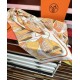 Special Grade Replica Hermes Double-sided same color cashmere scarf 65x185 Orange Clone Sale