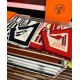 Special Grade Replica Hermes ondsdemarch cashmere silk handkerchief 140 Black Clone Sale