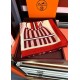 Special Grade Replica Hermes ondsdemarch cashmere silk handkerchief 140 Red Clone Sale