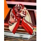 Special Grade Replica Hermes ondsdemarch cashmere silk handkerchief 140 Red Clone Sale