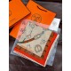 Special Grade Replica Hermès reversible cashmere scarf with a leaping horse design 140 Organge Clone Sale