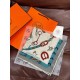 Special Grade Replica Hermès reversible cashmere scarf with a leaping horse design 140 Gray Clone Sale