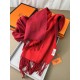 Special Grade Replica Hermes Classic Reversible Two-Tone Cashmere Shawl 70 x 200 Red Clone Sale