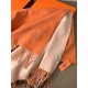 Best Replica Hermes Classic Reversible Two-Tone Cashmere Shawl 70 x 200 Orange Fake At Cheap Price Special Grade Replica Hermes Classic Reversible Two-Tone Cashmere Shawl 70 x 200 Orange Clone Sale