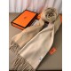 Special Grade Replica Hermes Classic Reversible Two-Tone Cashmere Shawl 70 x 200 Brown Clone Sale