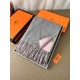Special Grade Replica Hermes Classic Reversible Two-Tone Cashmere Shawl 70 x 200 Gray/Pink Clone Sale