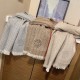 Special Grade Replica Hermes herringbone wool scarf 36x200cm Gray Clone Sale