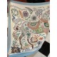 Special Grade Replica Hermès Reversible Color Velvet Square Scarf 140cm Blue Clone Sale