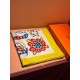 Special Grade Replica Hermès Reversible Color Velvet Square Scarf 140cm Yellow Clone Sale