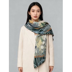 Special Grade Replica Hermes Premium Double-Sided Tonal Silk Cashmere Shawl 140 04 Clone Sale