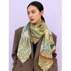 Special Grade Replica Hermes Premium Double-Sided Tonal Silk Cashmere Shawl 140 03 Clone Sale