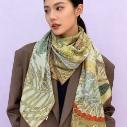 Special Grade Replica Hermes Premium Double-Sided Tonal Silk Cashmere Shawl 140 03 Clone Sale