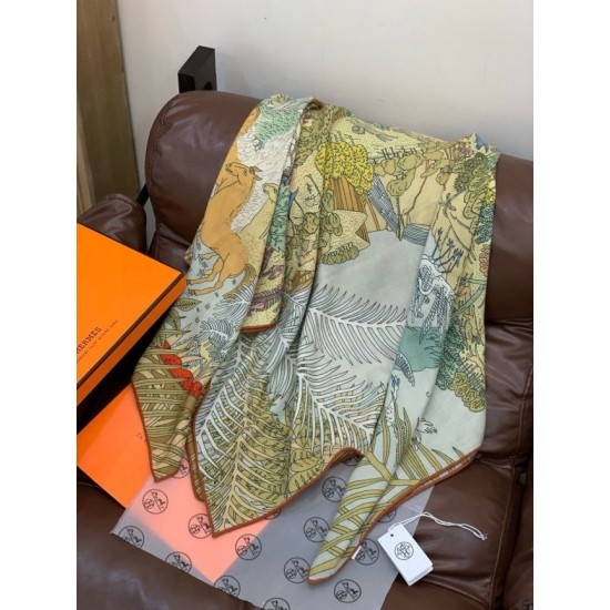 Best Replica Hermes Premium Double-Sided Tonal Silk Cashmere Shawl 140 03 Fake At Cheap Price Special Grade Replica Hermes Premium Double-Sided Tonal Silk Cashmere Shawl 140 03 Clone Sale