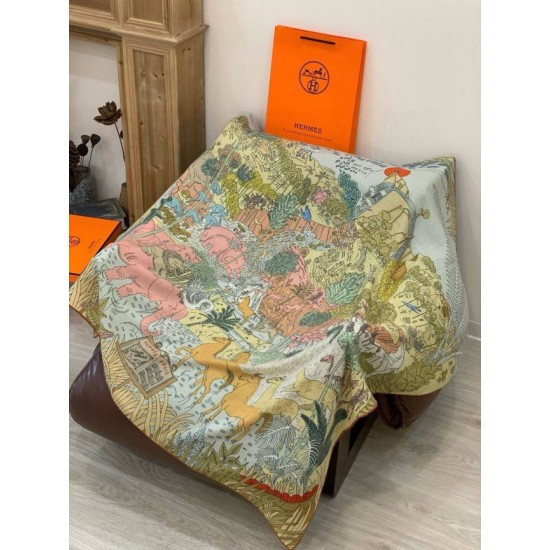 Best Replica Hermes Premium Double-Sided Tonal Silk Cashmere Shawl 140 03 Fake At Cheap Price Special Grade Replica Hermes Premium Double-Sided Tonal Silk Cashmere Shawl 140 03 Clone Sale