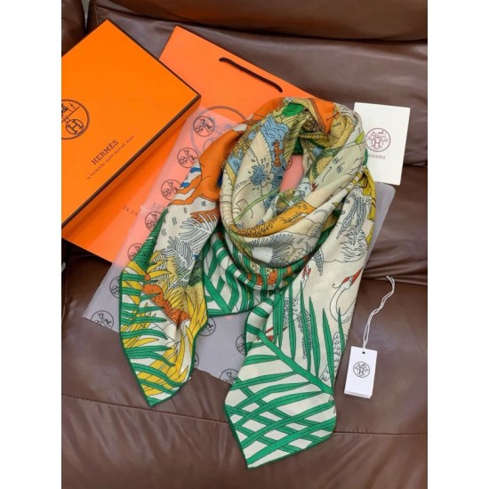 Special Grade Replica Hermes Premium Double-Sided Tonal Silk Cashmere Shawl 140 02 Clone Sale