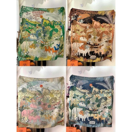Special Grade Replica Hermes Premium Double-Sided Tonal Silk Cashmere Shawl 140 02 Clone Sale