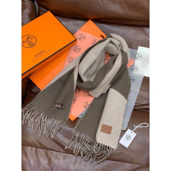 Special Grade Replica Hermes Couple's Multicolor Gradient Cashmere Scarf 32 x 190 Gray Clone Sale