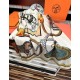 Special Grade Replica Hermes reversible silk cashmere handkerchief 135 Beige Clone Sale