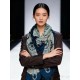 Special Grade Replica Hermès reversible cashmere square scarf 140 Blue Clone Sale