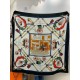 Special Grade Replica Hermès reversible cashmere square scarf 140 Black Clone Sale