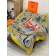 Special Grade Replica Hermès reversible cashmere square scarf 140 Yellow Clone Sale