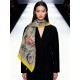 Special Grade Replica Hermès reversible cashmere square scarf 140 Yellow Clone Sale