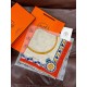 Special Grade Replica Hermès reversible velvet square scarf 140 Orange Clone Sale