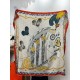 Special Grade Replica Hermès reversible velvet square scarf 140 Orange Clone Sale