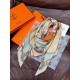 Special Grade Replica Hermès reversible velvet square scarf 140 Gray Clone Sale
